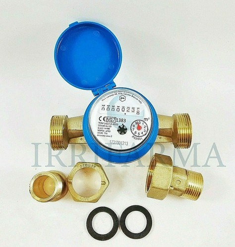Contatore acqua 1/2 3/4" 1 pollice potabile fredda Quadrante Asciutto no alga - Foto 17 di 21