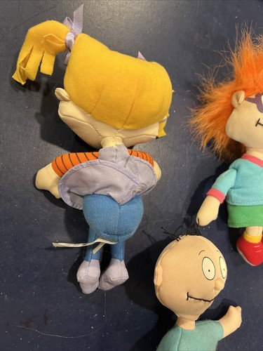 Vintage 1997 RUGRATS Plush Mini Applause Figures - Tommy,Chuckie,Angelica - Picture 3 of 7