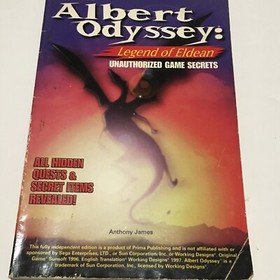 Albert Odyssey Legend of Eldean Game Secrets Sega Saturn Strategy Guide 1811
