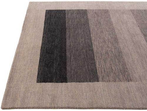 Handloom Tejido a Mano Oriental 240x170 cm-Modern, Lana, Carpet, Manta, Gris Y - Imagen 6 de 11