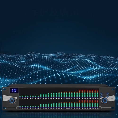 220V Graphic Equalizer Digital Equalizer Dual 31-Band Spectrum Display for Stage - Picture 18 of 19