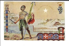WWI Italian Art Military Postcard 14o Regg Fanteria Chieti Brigade Pinerolo