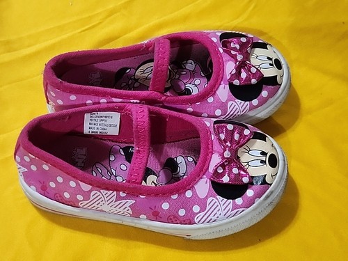 Disney minnie Polka Dot Mary Jane Sneakers Size 6 - Picture 8 of 8