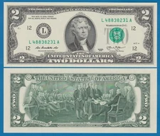 United States 2 Dollar 2013 UNC P 538 "L" California San Francisco U.S.