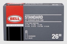 BELL SPORTS 26" Standard Universal Bike Tire Tube Bicycle 1.75"- 2.125" 7015384