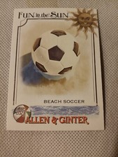 2023 BEACH SOCCER TOPPS ALLEN AND GINTER FUN IN THE SUN CARD #FITS-8