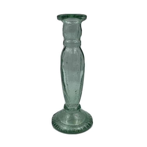 Spanish The Original & Genuine Recycled Green Glass 9" Candle Holder Stick - Picture 1 of 7