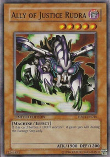 Ally of Justice Rudra - HA01-EN016 - Super Rare - Limited x3 - Lightly Played - Picture 1 of 1
