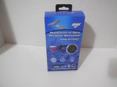 Marine Bluetooth Audio Receiver Wireless Connection To Amplifier Audiopipe
