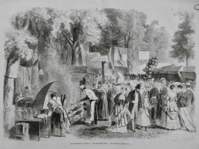 1868 Mi Parigi Festa Loges Cucina Completo Vent Foire 1868 Mi Parigi Festa Loges Cucina Completo Vent Foire