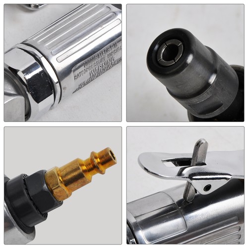1/4" Air Angle Die Grinder Cutting Grinding Built-in Regulator 120° 90Psi C0007 - Picture 11 of 14