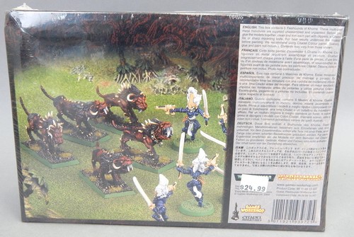 5pc Fleshounds Flesh hounds of Khorne Warhammer WFB Eavy Metal Citadel 2002 - Picture 2 of 2