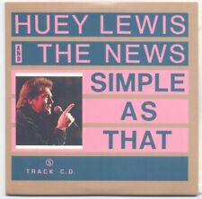 Huey Lewis & The News - Simple As That UK CD Single 5 Trk 1987 Chrysalis MINT