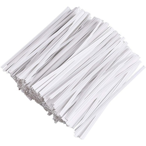 Paper Twist Tie Wire 1000pcs 8cm 10cm 15cm Bag Sealing Baking Packing Straps Set - Picture 18 of 19