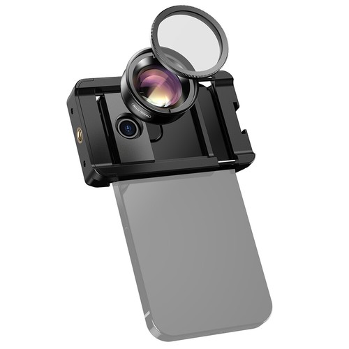 Apexel 100mm 10X Makro Objektiv Kit mit CPL Filter Objektivclip für Smartphone D4R5 - Bild 4 von 12