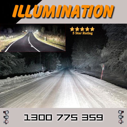HID Xenon Driving Lights - Pair 4 Inch 55w Spot/Euro Combo Beam 4x4 4wd Off Road - Foto 4 di 5