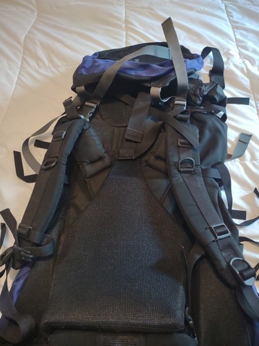 Mochila de senderismo vintage con marco interno The North Face (talla mediana para hombre) azul CG - Imagen 10 de 16