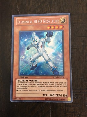RYMP-EN010 Elemental HERO Neos Alius Secret Rare 1st Edition Mint YuGiOh Card