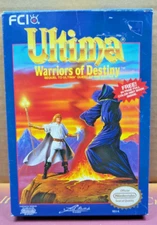 Ultima Warriors of Destiny Nintendo Video Game w Box / Manual  NES VGS