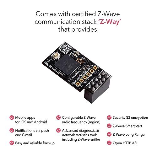 RaZberry 7 Pro - Z-Wave Plug-On Module for Raspberry Pi (US Frequency), Great - Picture 4 of 7