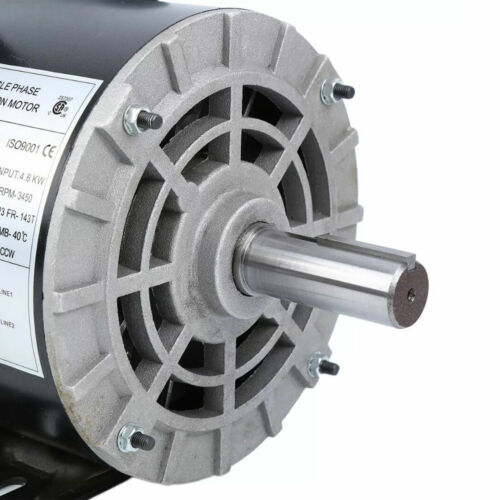 5 PS Einphasen Elektrischer Luftkompressor Motor 23 Amp 7/8" Welle 3450 U/min 143T - Bild 3 von 6