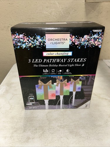Gemmy Orchestra of Lights Multi-function Multi Color Christmas Outdoor Lights