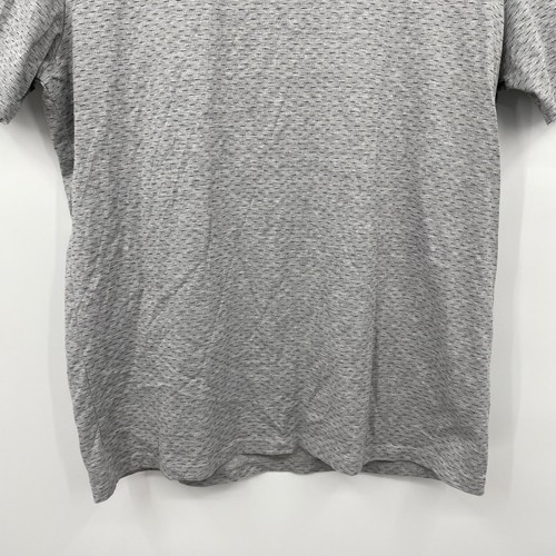 Theory Men's Short Sleeve Crew Neck Pima Cotton T-SHirt Solid Gray Size M - Picture 3 of 9