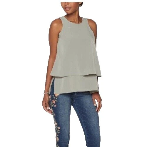 Camisetas sin mangas sólido Diane Gilman para Mujeres