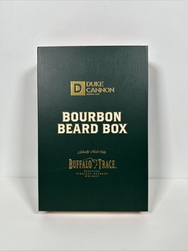 Duke Cannon The Bourbon Beard Box Buffalo Trace Bourbon Whiskey Gift Set - Picture 2 of 4