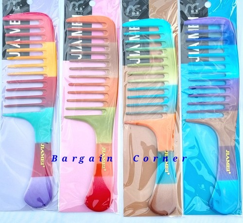 Shower Comb XL Wide Tooth Detangle Shower Comb Wet Curly Hair Dressing Comb 24cm - Picture 16 of 16