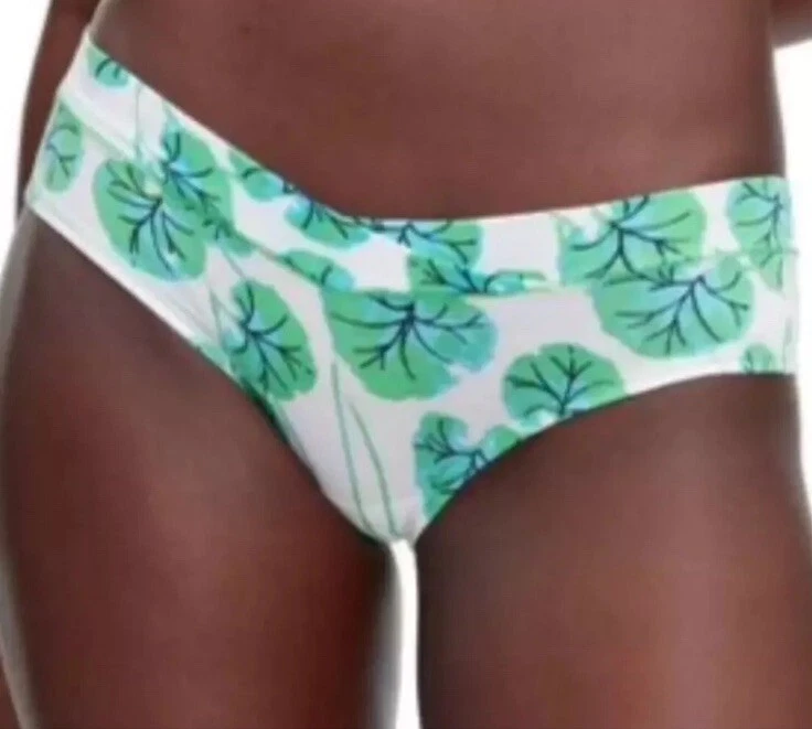 Lote de sujetador y ropa interior Diane Von Furstenberg hoja de geranio y ramita de mar talla XXS NUEVO CON ETIQUETAS Foto 3 de 4