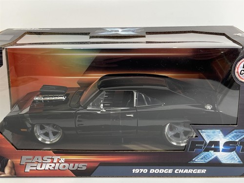 Caricabatteria Dodge Fast and Furious Fast X 1970 scala 1:24 Jada 34918 - Foto 2 di 8