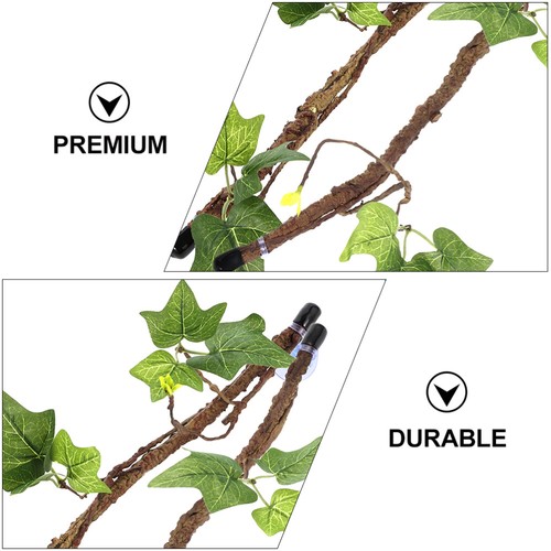 2 Pcs Jouet Lézard Décor Dhabitat De Plantes économies Terrarium Pour Reptiles