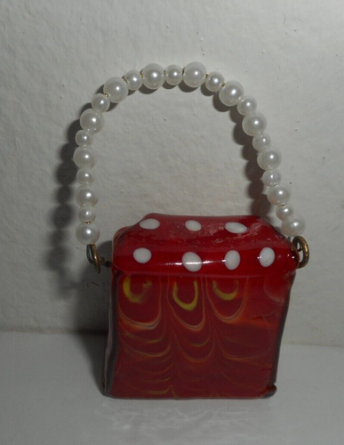 Glass Menagerie by Fitz and Floyd SUMMER IN PARIS Handbag 43/506 Ornament 2004 - Bild 7 von 9