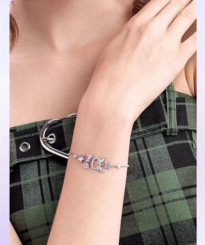 Adorables pulseras elegantes con dije Kuromi de dibujos animados para mujeres niñas joyas elegantes - Imagen 6 de 7