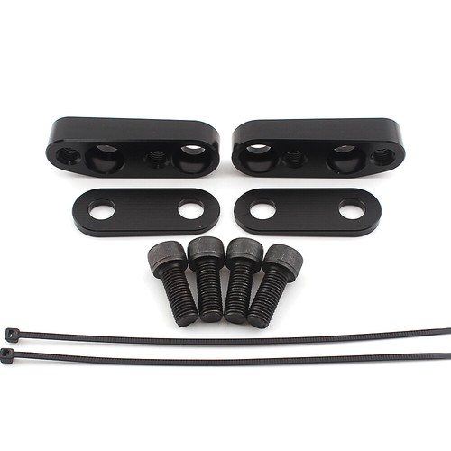 Black Handlebar Risers Adapter Mount For Honda Goldwing GL1800 GL 1800 2001-2017 - Picture 7 of 11