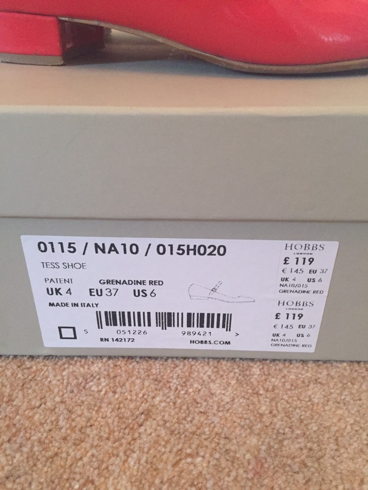 Zapatos de de Zapatos Charol Rojo Hobbs 2af6cf Zapatos de de Zapatos Charol Rojo Hobbs 2af6cf