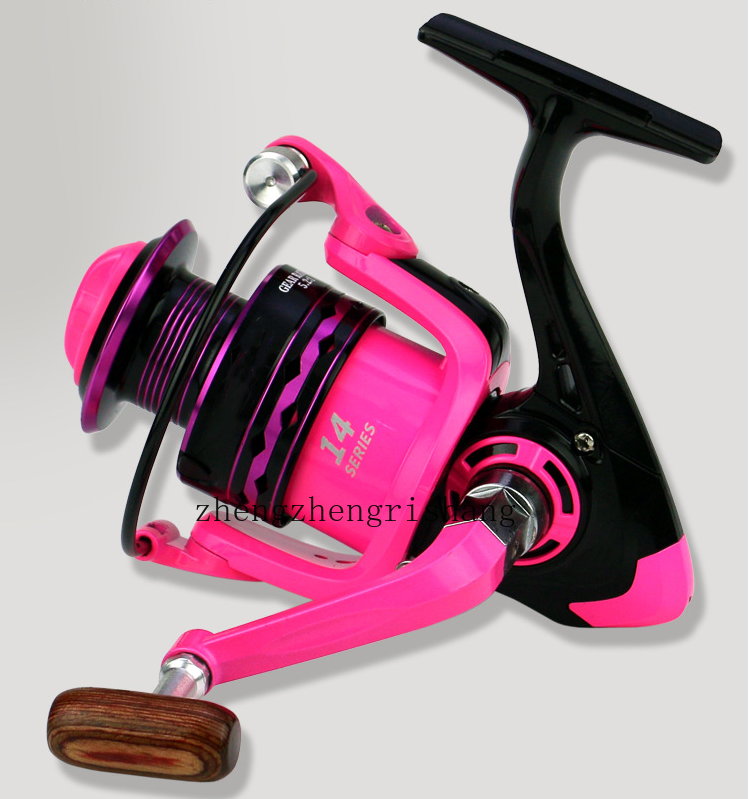 【 希少】MITCHELL6428ピンクFly Fishing Reel 箱付き Pink Fly Fishing Reel High Speed 5.2:1Ratio Spinning Fishing Reel