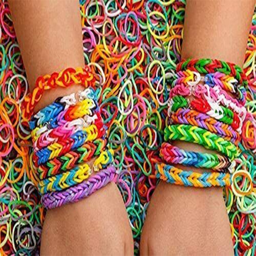15 Multi Colors Rubber Loom Bands Set Child DIY Toy Kid Make Woven Bracelet Box - Picture 15 of 81