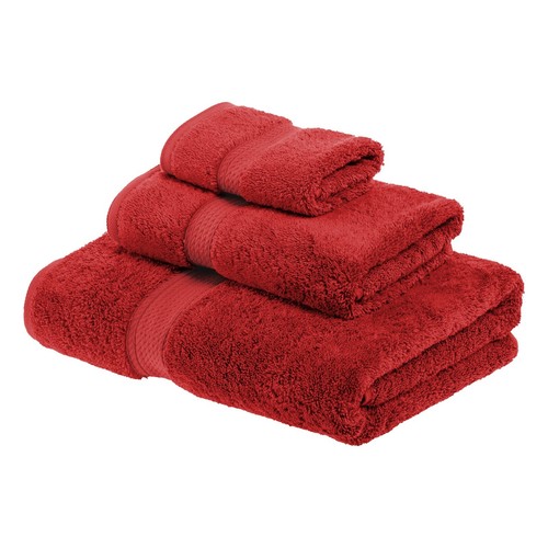 Egyptian Cotton Pile Plush Heavyweight Absorbent Luxury Soft 3-Piece Towel Set - Picture 117 of 196