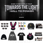 2025 ATEEZ TOWARDS THE LIGHT: WILL TO POWER EUROPE Official MD K-POP Goods