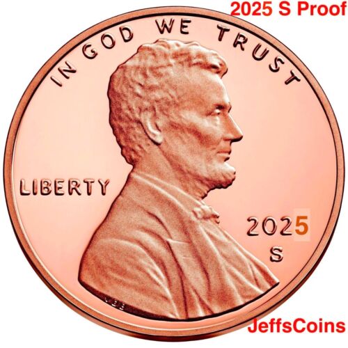 2025 S Lincoln Shield Cent Proof 1¢ New Penny US Mint Proof Set - Picture 1 of 15