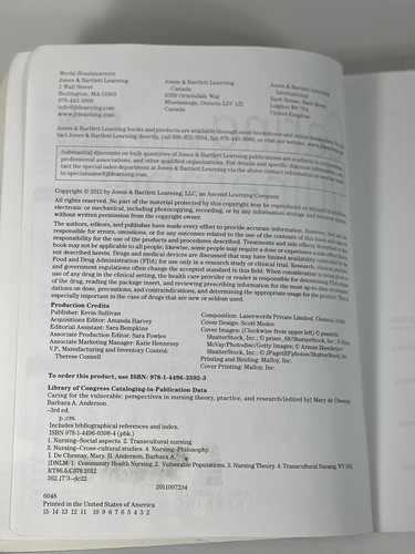 Caring For The Vulnerable: Perspectives in Nursing Theory, Practice, and Resear - Picture 4 of 5