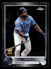 Randy Arozarena  2022 Topps Chrome #196 Tampa Bay Rays NO LINES READ