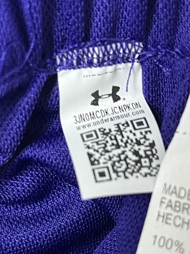Under Armour Girls Play Up Athletic Shorts Size M Blue 1363372 - Picture 6 of 6