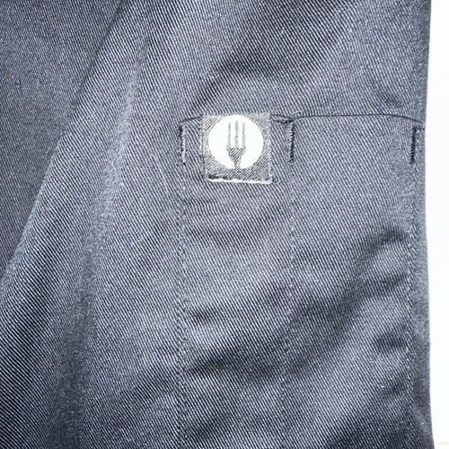Chef Works Jacket 2XL Black Kitchen Work Uniform Coat Restaurant - Picture 3 of 6