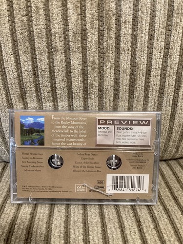 Big Sky Natural Encounters Cassette Tape New Sealed 1998 Instrumentals Big Sky C - Imagen 2 de 2