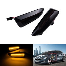 2X LED SEITENBLINKER BLINKER SCHWARZ FÜR Opel Crossland X (Typ P17) BJ ab 2017-