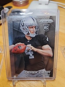 DEREK CARR 2014 PANINI PRIZM RC #257 RAIDERS SAINTS MINT