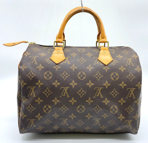 Echte Louis Vuitton Monogramm Speedy 30 M41526 Handtasche mit Staubbeutel NS041379 - Bild 3 von 21
